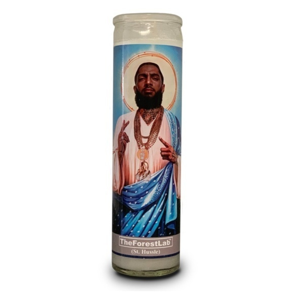 Nipsey Hussle Marathon Saint Candle